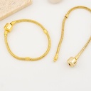 Pulsera estilo pandora baño 18k