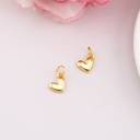 Dije de corazon mini baño 18k