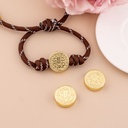 Separador redondo de San Benito chunky baño 18k