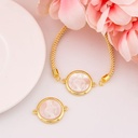Enlace medalla religiosa VIRGEN MILAGROSA baño 18k