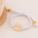 Pulsera ajustable cordon paracord en tendecia baño 18k
