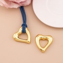 Enlace de corazon baño 18k