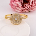 Brazalete con zirconias baño 18k