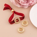 Separador redondo mama con micropave baño 18k