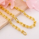Cadena por yarda chunky baño 18k