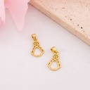Dije de Virgen solido baño 18k