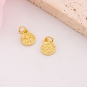 Dije de San Benito mini solido baño 18k
