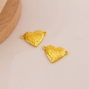 Enlace de corazon solido baño 18k 