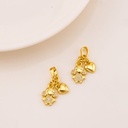 Dije de niña con corazon en micropave