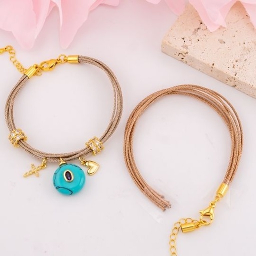 [LJ1123H] Pulsera armable baño 18k