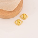 Enlace religioso en concha nacar y micropave