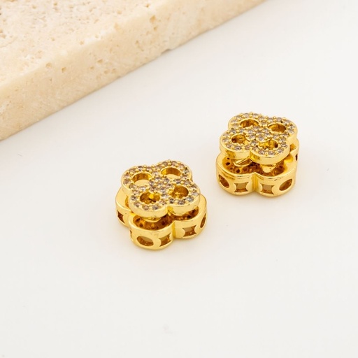 [CD0126A1] Separador giratorio antiestres con micropave y baño 18k