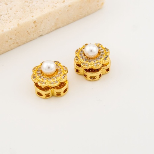 [CD0126H] Separador giratorio antiestres con micropave y baño 18k 