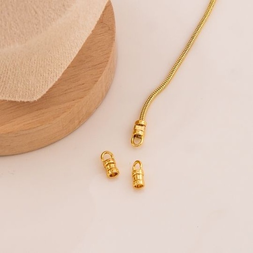 [Z00635] Terminales para cadena baño 18k