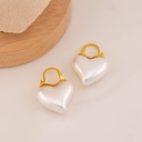 Argollas de corazon baño 18k