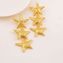 Aretes colgantes veraniegos baño 18k