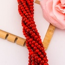 Howlite roja 6mm