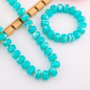 Set pulsera y collar baño 18k