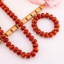 Set pulsera y collar baño 18k