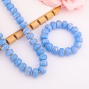 Set pulsera y collar baño 18k