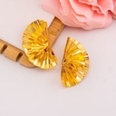 Aretes chunky solidos baño 18k