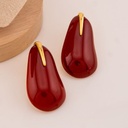 Aretes chunky baño 18k