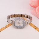 Reloj vintage estilo brazalete en acero inoxidable 