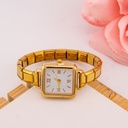 Reloj vintage estilo brazalete en acero inoxidable 