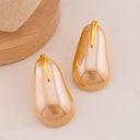 Aretes chunky baño 18k