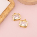 Dije chunky cuadrado baño 18k