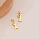 Dije religioso de los reyes magos en baño 18k