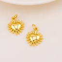 Dije corazon baño 18k