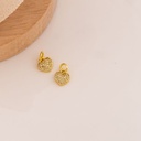 Dije de corazon mini en micropave