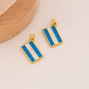 Dije bandera de Honduras baño 18k