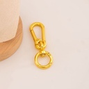 Broche para llavero baño 18k