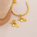 Charm religioso triple baño 18k