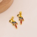 Dije guacamaya baño 18k