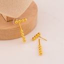 Aretes doble uso baño 18k