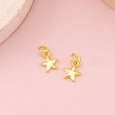 Dije mini de estrella baño 18k