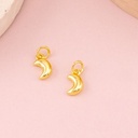 Dije mini de luna baño 18k