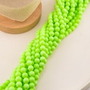 Perla de vidrio bola chicle verde pastel 8mm