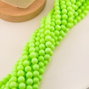 Perla de vidrio bola chicle verde pastel 10mm