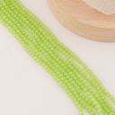 Cristal Rondelle Verde claro 2mm