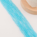 Cristal Rondelle azul celeste 2mm