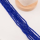 Cristal Rondelle azul marino 2mm