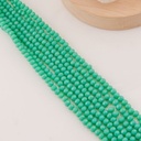 Cristal Rondelle verde menta 2mm