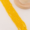 Cristal Rondelle amarillo 2mm