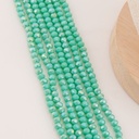 Cristal Rondelle jade pastel metalizado 2mm