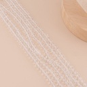 Cristal Rondelle transparente 4mm