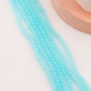 Cristal Rondelle aqua 4mm